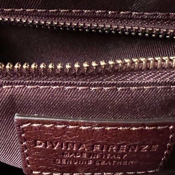Divina Firenze leather satchel Made in Italy - Picture 7 of 8